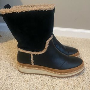 Black/brown Toms Winter Boots